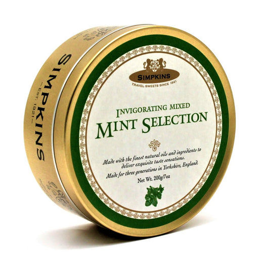 Simpkins Classic Invigorating Mint Selection Travel Tin 200g - Happy Candy UK LTD
