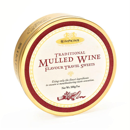 Simpkins Classic Mulled Wine Flavour Travel Tin 200g - Happy Candy UK LTD