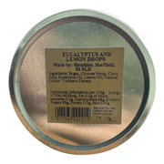 Simpkins Eucalyptus & Lemon Drops Travel Tin 175g