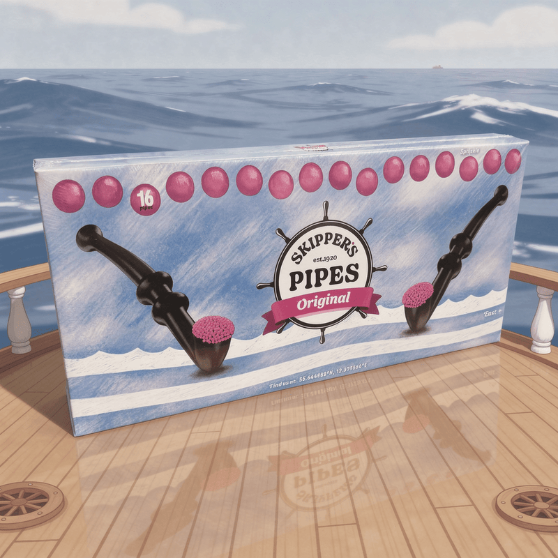 Skippers Original Liquorice Pipes 16 Pack