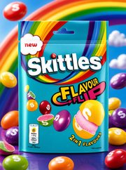 Skittles FLAVOUR FLIP Sweets Bag 109g
