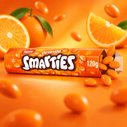 Smarties Orange Milk Chocolate Giant Tube 120g