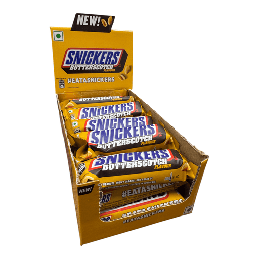 Snickers BUTTERSCOTCH (IMPORT) BULK RETAIL BOX 15X40g