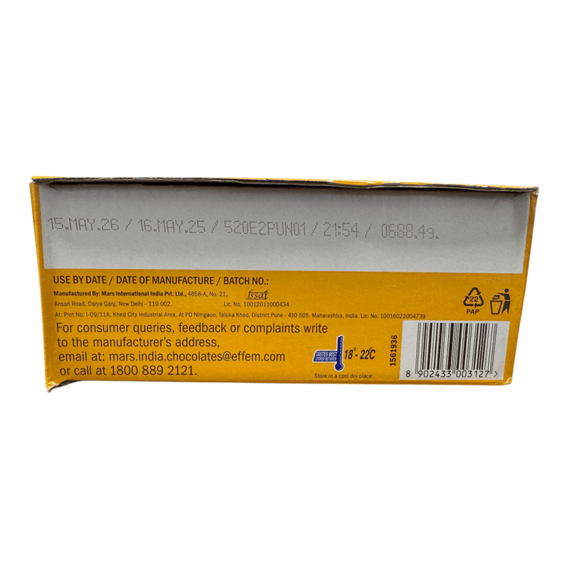 Snickers BUTTERSCOTCH (IMPORT) BULK RETAIL BOX 15X40g