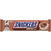 Snickers COFFEE (AUSTRALIAN) Milk Chocolate Bars BULK BOX 25X44g