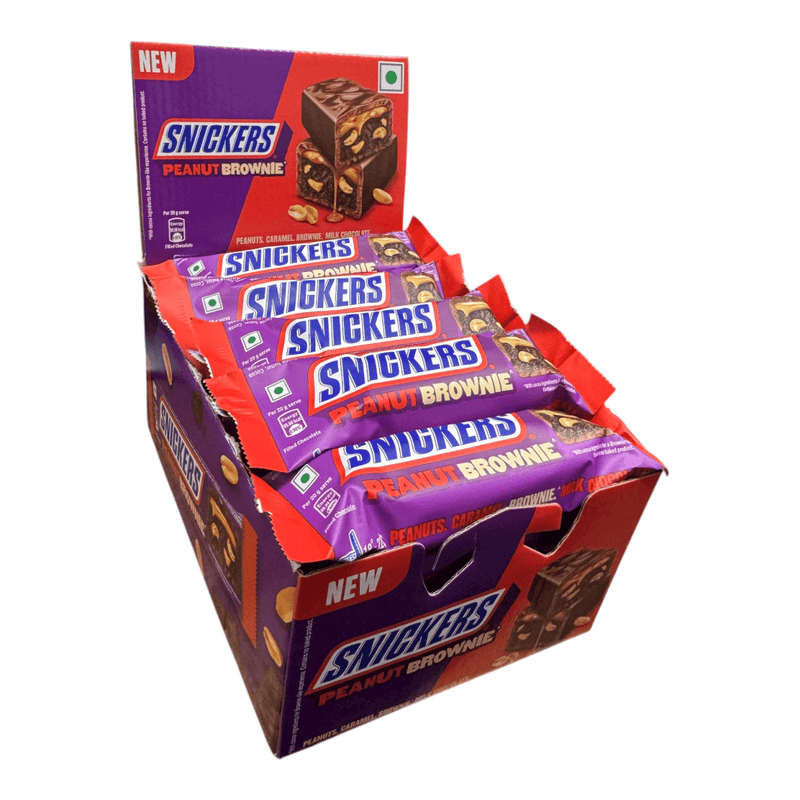 Snickers PEANUT BROWNIE (IMPORT) BULK RETAIL BOX (15X45g)
