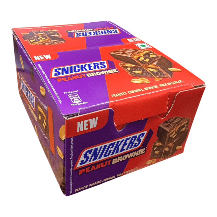 Snickers PEANUT BROWNIE (IMPORT) BULK RETAIL BOX (15X45g)
