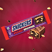 Snickers PEANUT BROWNIE (IMPORT) Milk Chocolate Bar 45g - Happy Candy UK LTD