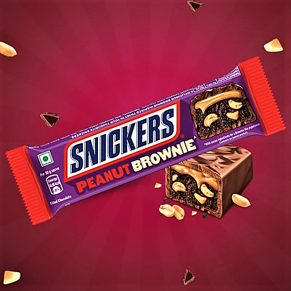 Snickers PEANUT BROWNIE (IMPORT) Milk Chocolate Bar 45g - Happy Candy UK LTD