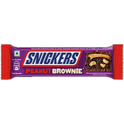 Snickers PEANUT BROWNIE (IMPORT) Milk Chocolate Bar 45g - Happy Candy UK LTD