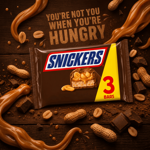 Snickers Peanut Multipack Chocolate Bars 3 Pack 150g