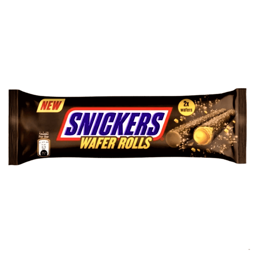 Snickers Wafer Rolls (IMPORT) 24g - Happy Candy UK LTD