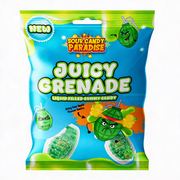 Sour Candy Paradise Apple Filled JUICY GRENADE Gummy 72g