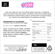 Sour Cola Skulls Vegan Gummies