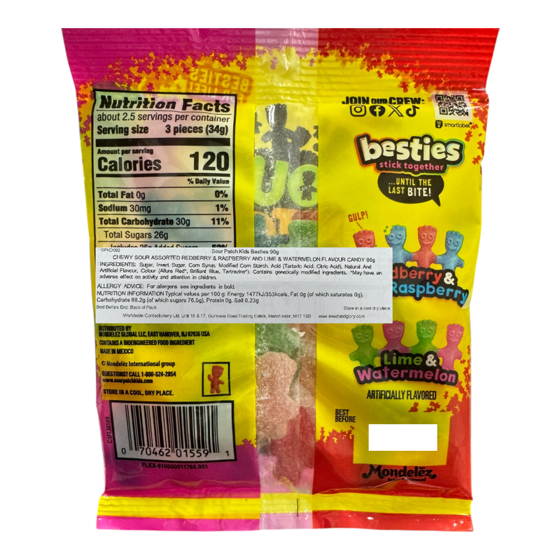 Sour Patch Kids Besties Stick Together (USA) 90g