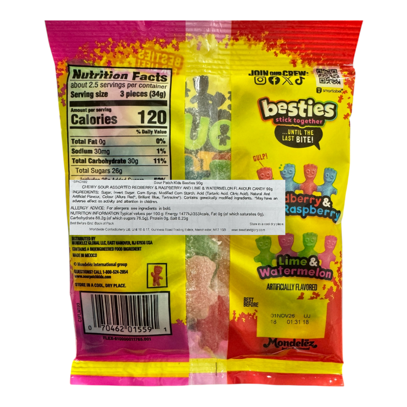 Sour Patch Kids Besties Stick Together (USA) 90g
