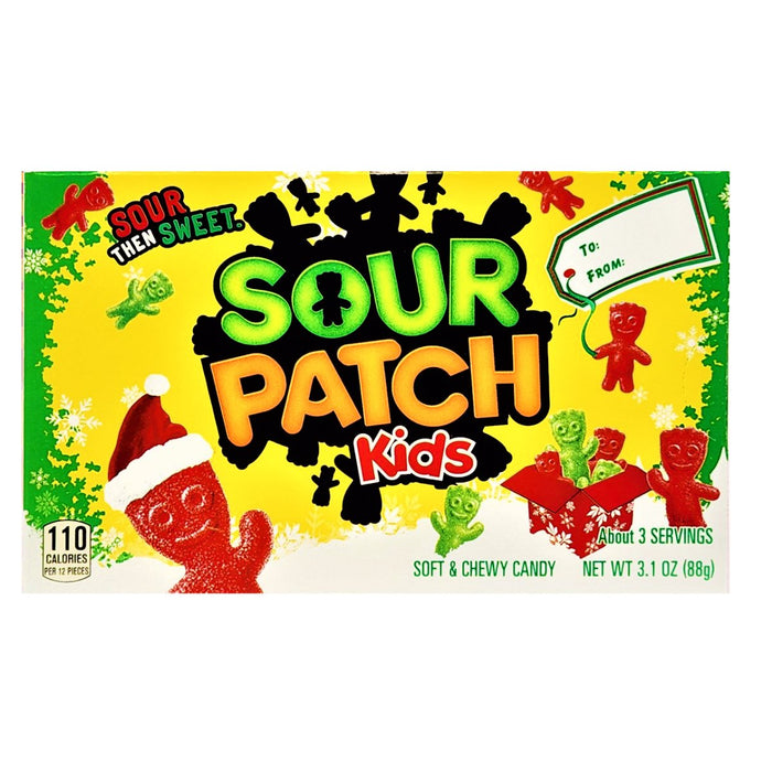 Sour Patch Kids CHRISTMAS Theatre Box 88g - Happy Candy UK LTD