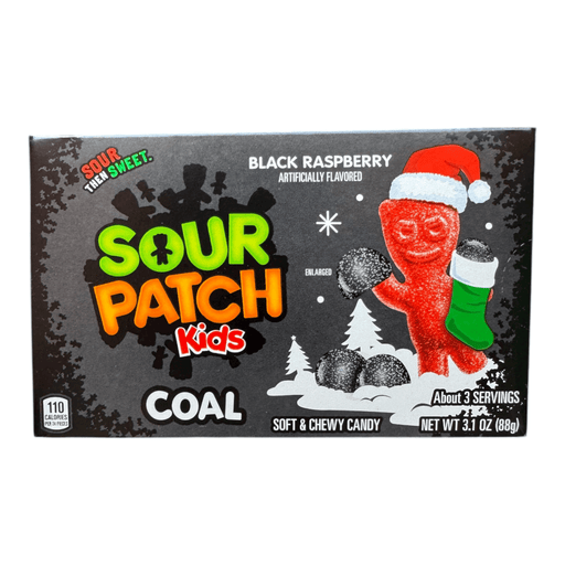 Sour Patch Kids COAL Black Raspberry Christmas (CANADIAN) 88g