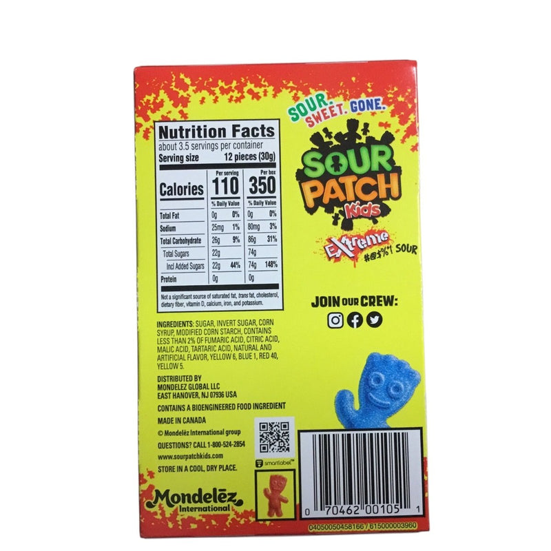 Sour Patch Kids Extreme Sour (USA) 99g - Happy Candy UK LTD