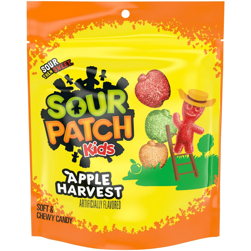 Sour Patch Kids HaLlOwEeN APPLE HARVEST Bag (USA) 101g - Happy Candy UK LTD
