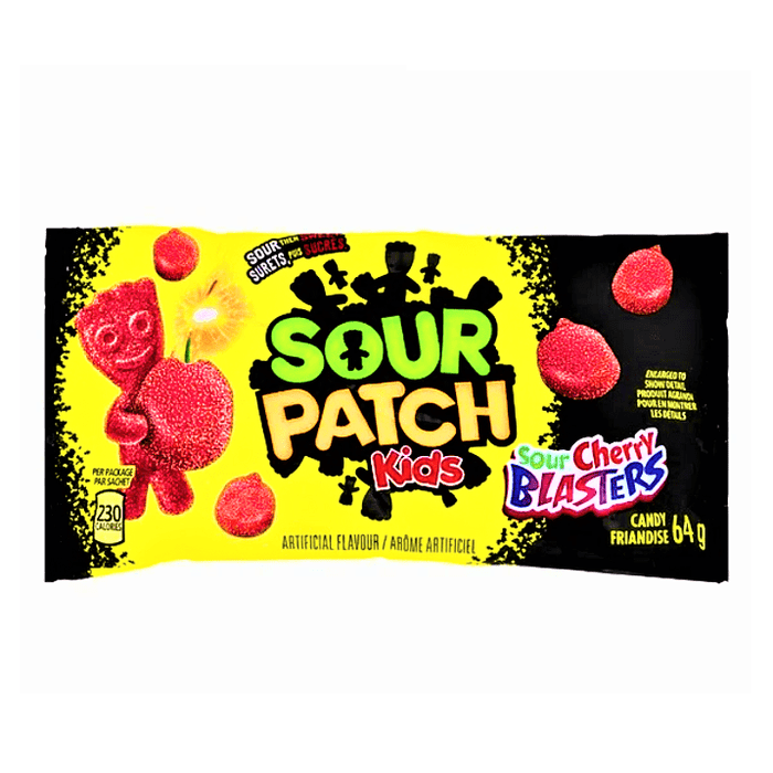 Sour Patch Kids Sour Cherry Blasters (CANADIAN) 64g