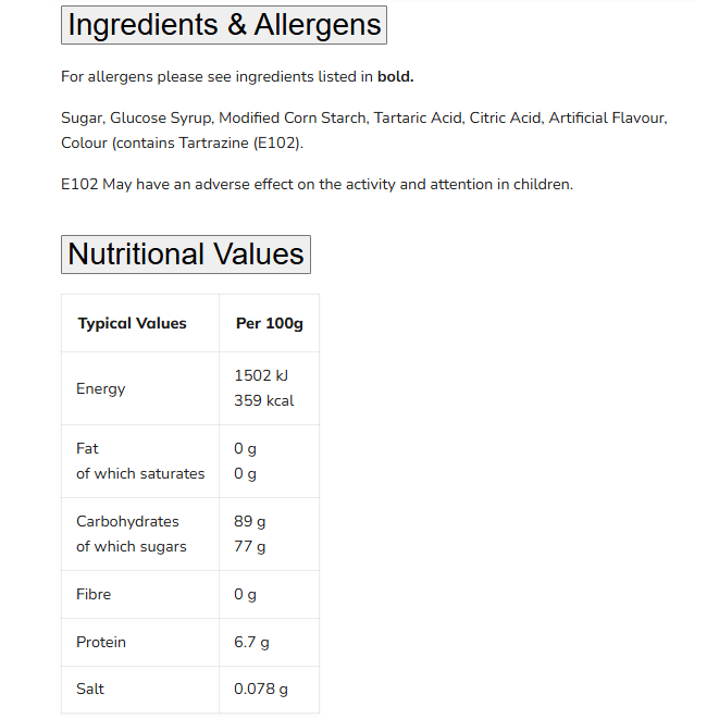 Sour Patch Kids Sour Cherry Blasters (CANADIAN) 64g