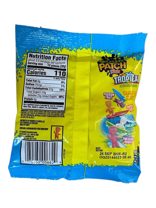 Sour Patch Kids Tropical Share Bag (USA) 102g - Happy Candy UK LTD