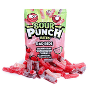Sour Punch Bites RAD REDS (USA) Bag 142g - Happy Candy UK LTD