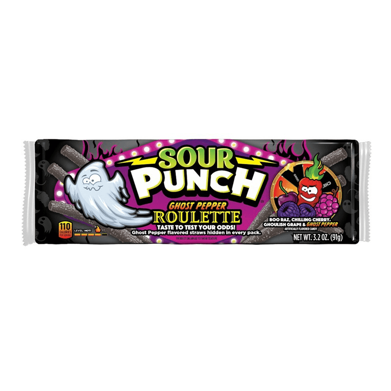 SOUR PUNCH Ghost Pepper Roulette HALLOWEEN Candy (USA) 91g - Happy Candy UK LTD