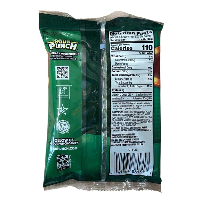Sour Punch Pickle Roulette Bites Bag (USA) 140g - Happy Candy UK LTD