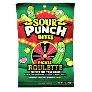 Sour Punch Pickle Roulette Bites Bag (USA) 140g - Happy Candy UK LTD