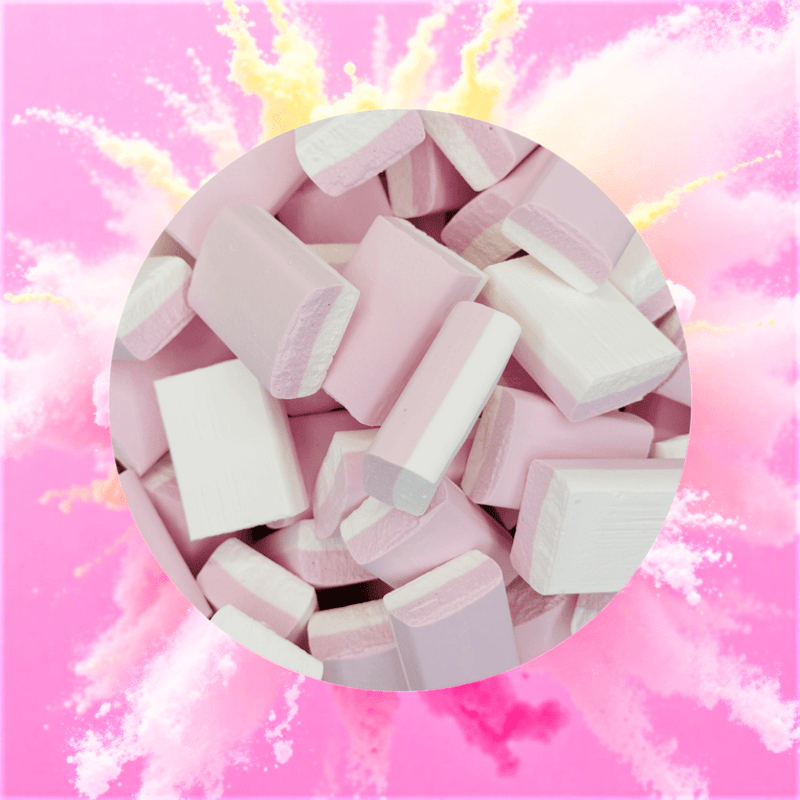Strawberry & Vanilla TOCHOS - Ice Sherbet Blocks/Bricks - Happy Candy UK LTD