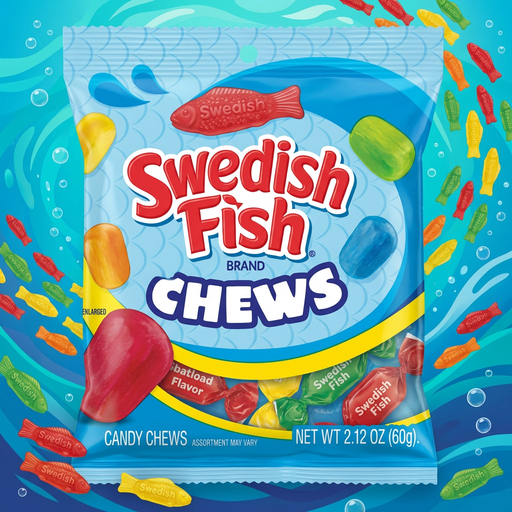 Swedish Fish CHEWS (USA) 60g