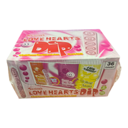 Swizzels LOVE HEARTS DIP BULK BOX 36 X 23g