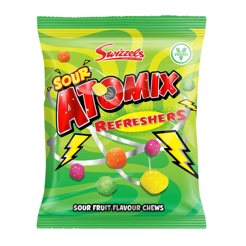 Swizzels SOUR ATOMIX Refreshers Candy Bag 110g