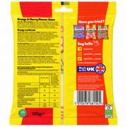 Swizzels Squashies Double Dip Orange & Cherry Bag 120g