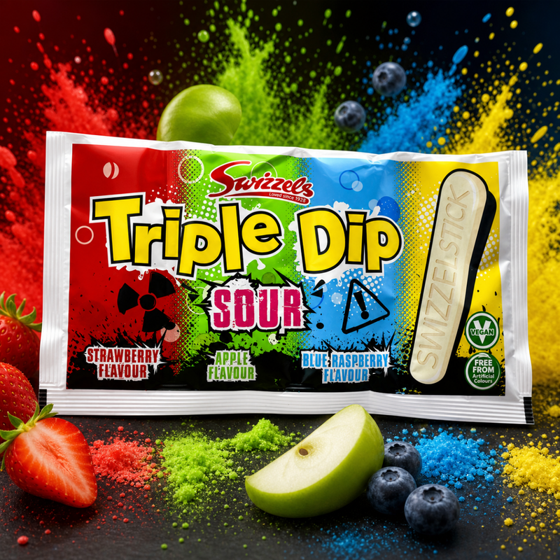 Swizzels Triple Dip SOUR 23g