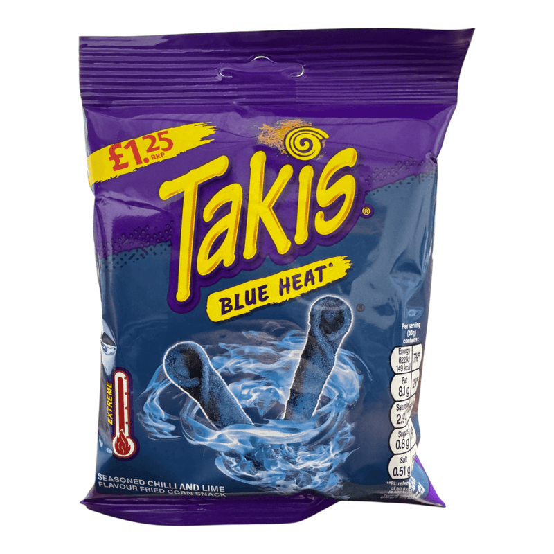 Takis Blue Heat Bag 55g - Happy Candy UK LTD
