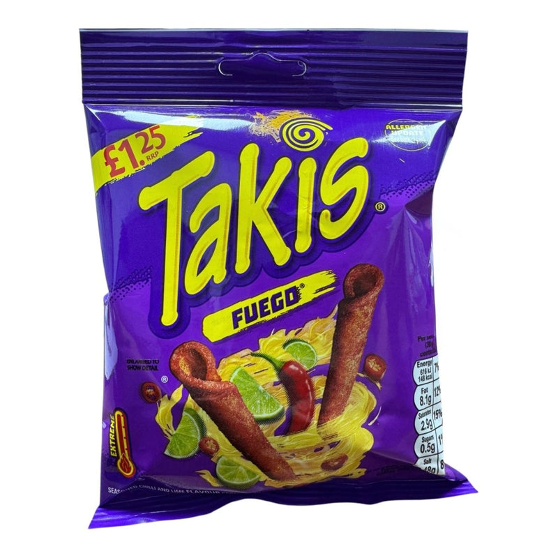 Takis FUEGO Bag 55g - Happy Candy UK LTD