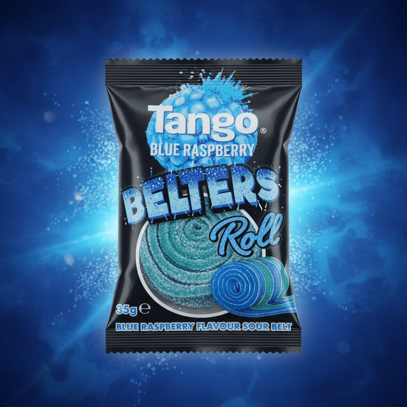 Tango Blue Raspberry Belters Roll 35g