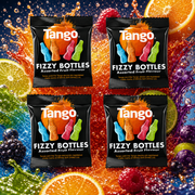 Tango Mixed Fruit Fizzy Bottles Mini Bags 4 Pack (4x16g)