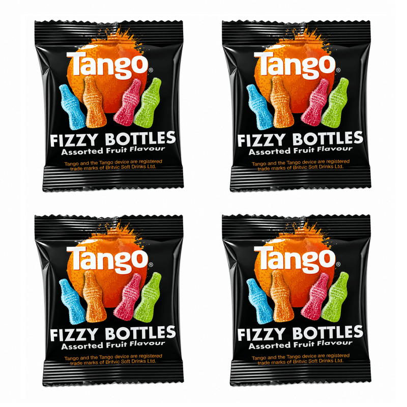 Tango Mixed Fruit Fizzy Bottles Mini Bags 4 Pack (4x16g)