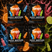Tango Mixed Fruit Fizzy Bottles Mini Bags 4 Pack (4x16g)