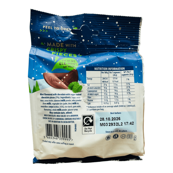 Terry's Chocolate Mint Crisp Minis Bag 80g