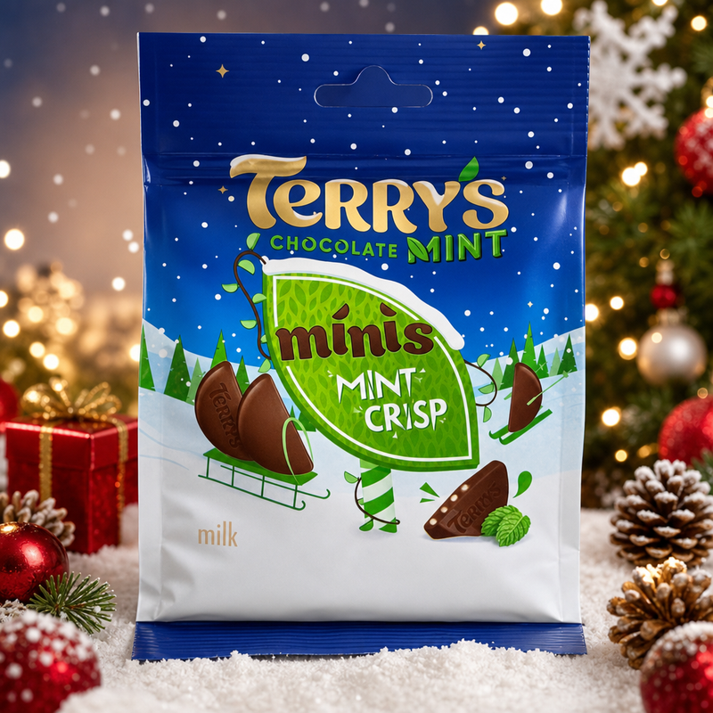 Terry's Chocolate Mint Crisp Minis Bag 80g