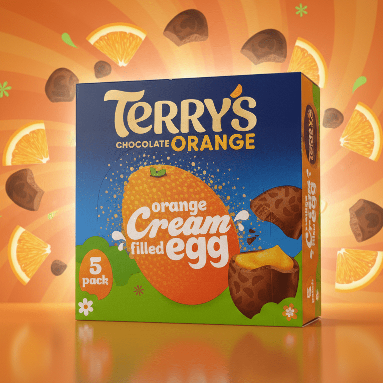 Terry's Chocolate Orange Cream Filled Eggs Multipack 5 x 34g