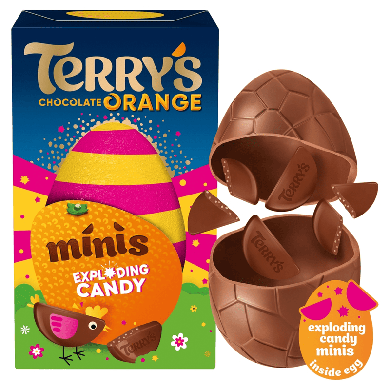 Terry's Chocolate Orange Exploding Candy Minis Easter Egg 91g