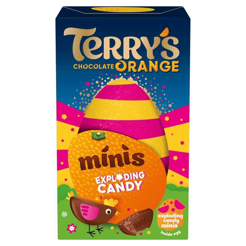 Terry's Chocolate Orange Exploding Candy Minis Easter Egg 91g