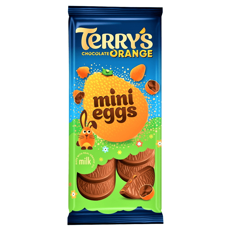 Terry’s Chocolate Orange Milk Chocolate Mini Egg Bar 90g - Happy Candy UK LTD