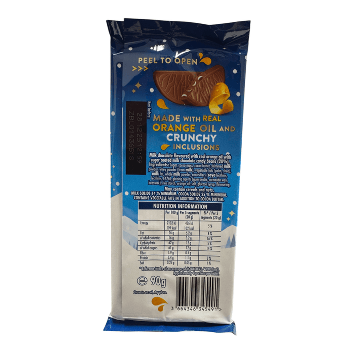 Terry's Chocolate Orange Snowy Crunch Bar 90g